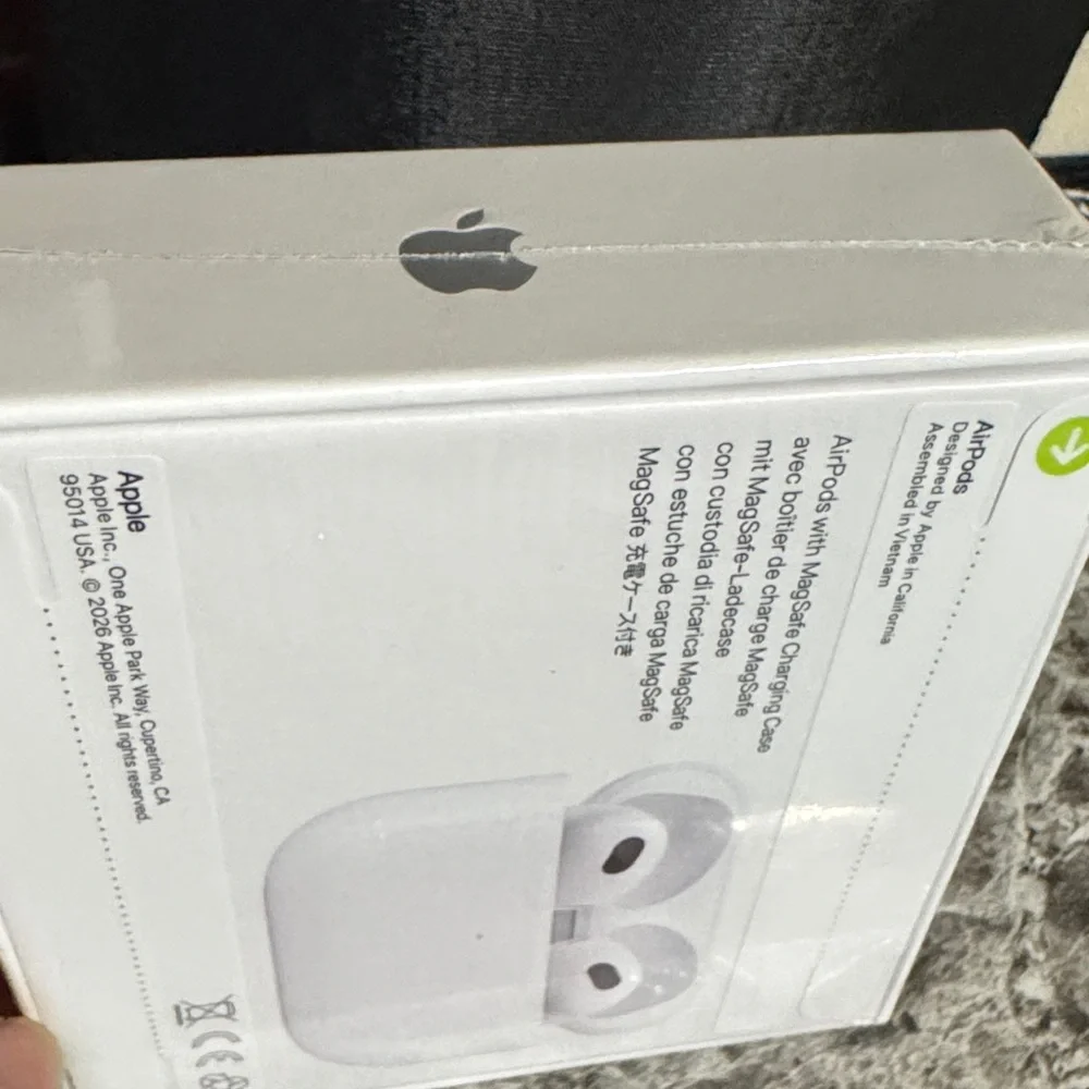 Apple White Wireless Earbuds 3rd Generation brand new never opened box
